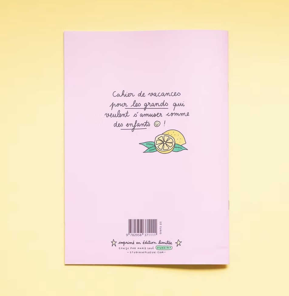Studio 1+1 - Cahier de vacances