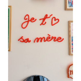 Je t'aime sa mère
