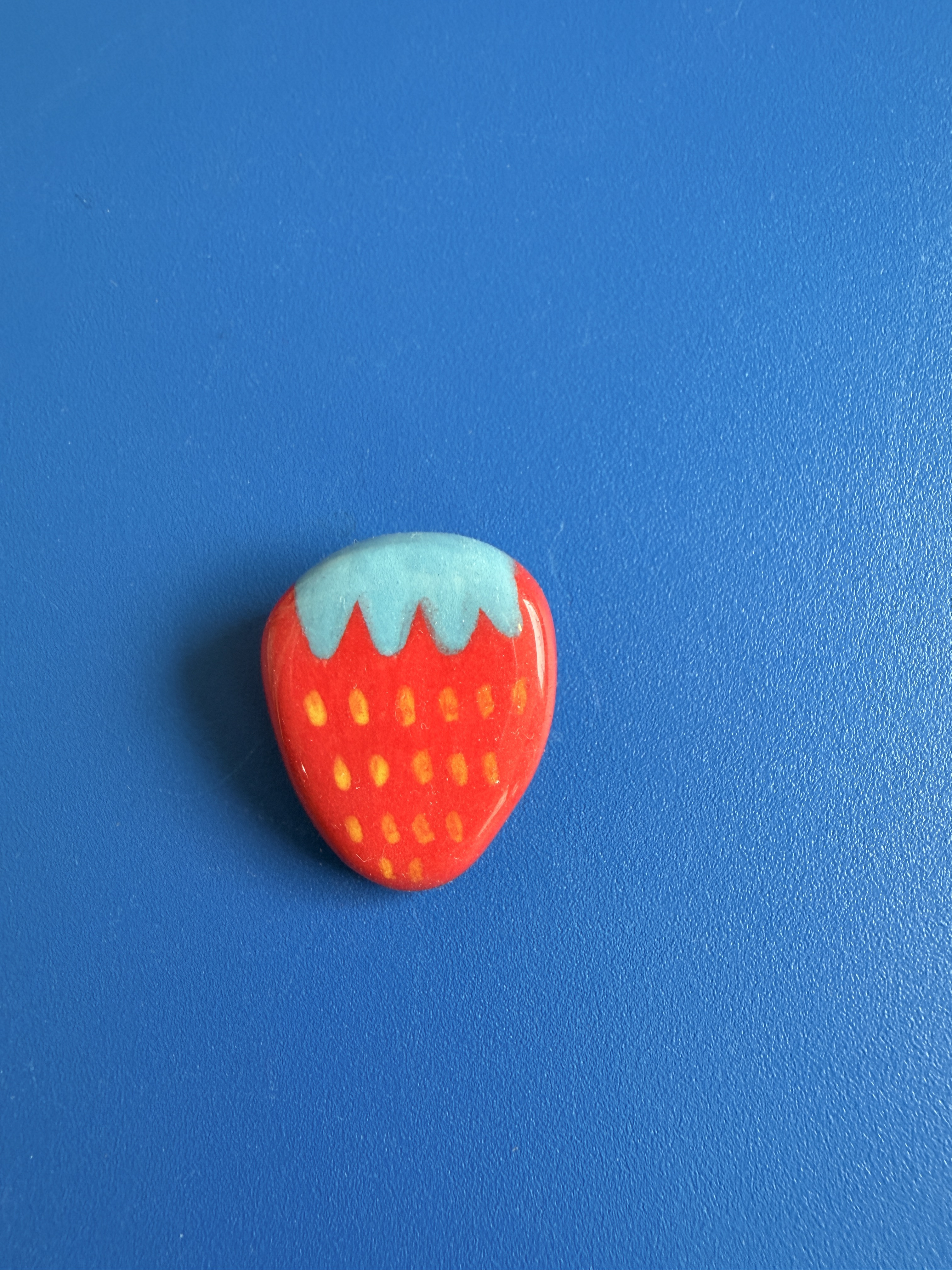 Mary Gribouille - Broche Fraise