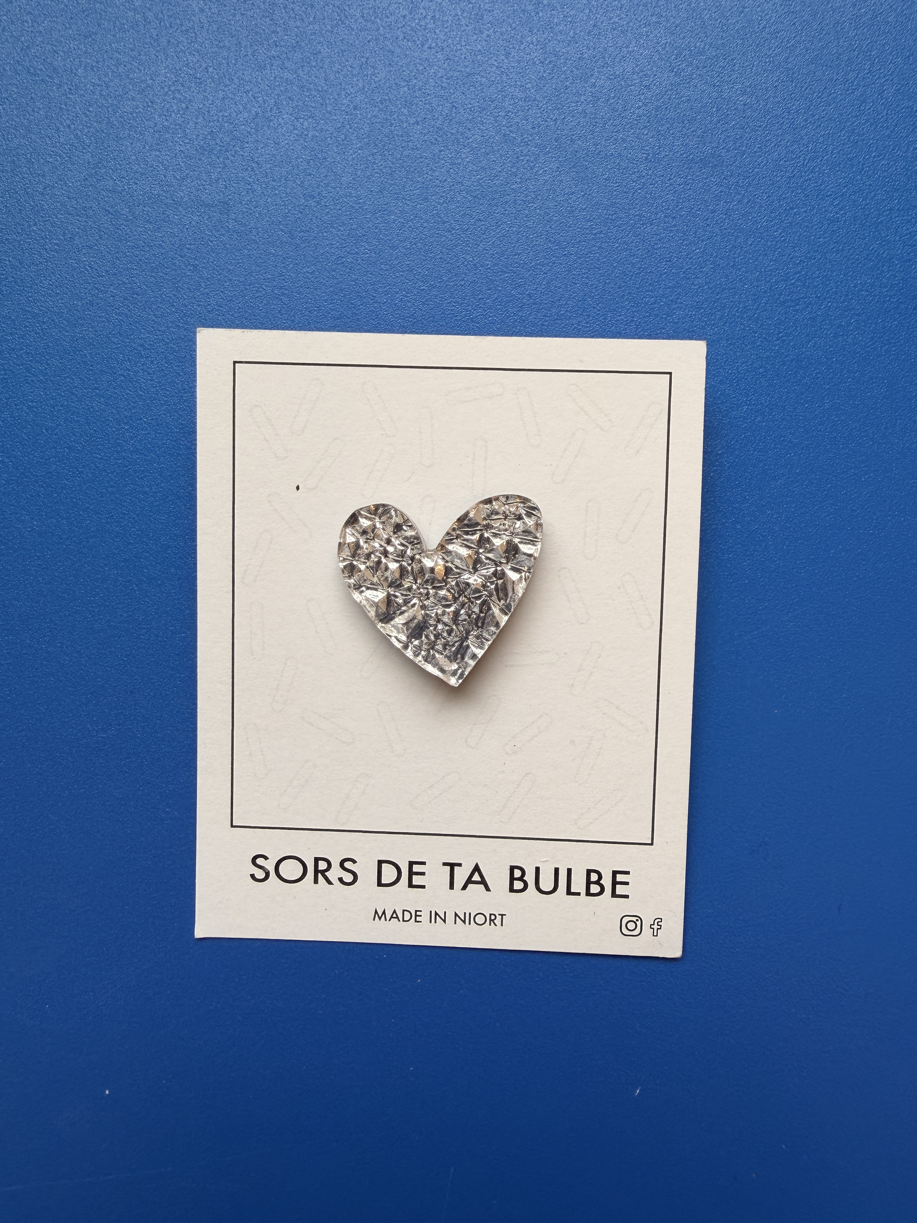 Sors de ta bulbe - Pin's solo