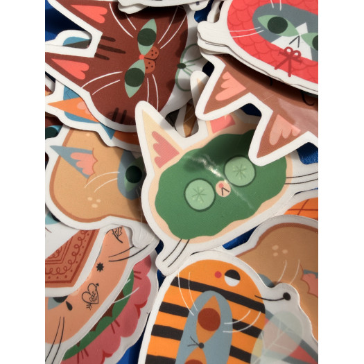 Lénacadabra - Stickers chats