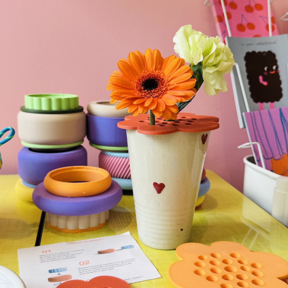 POT'O ROSE - Pique-fleurs