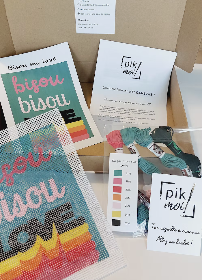 Pik Moi- Kit canevas