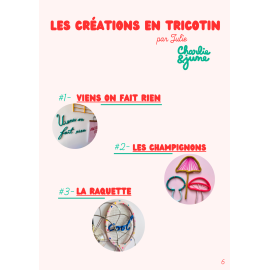 copia di E-book : Tableau Printanier en Tricotin