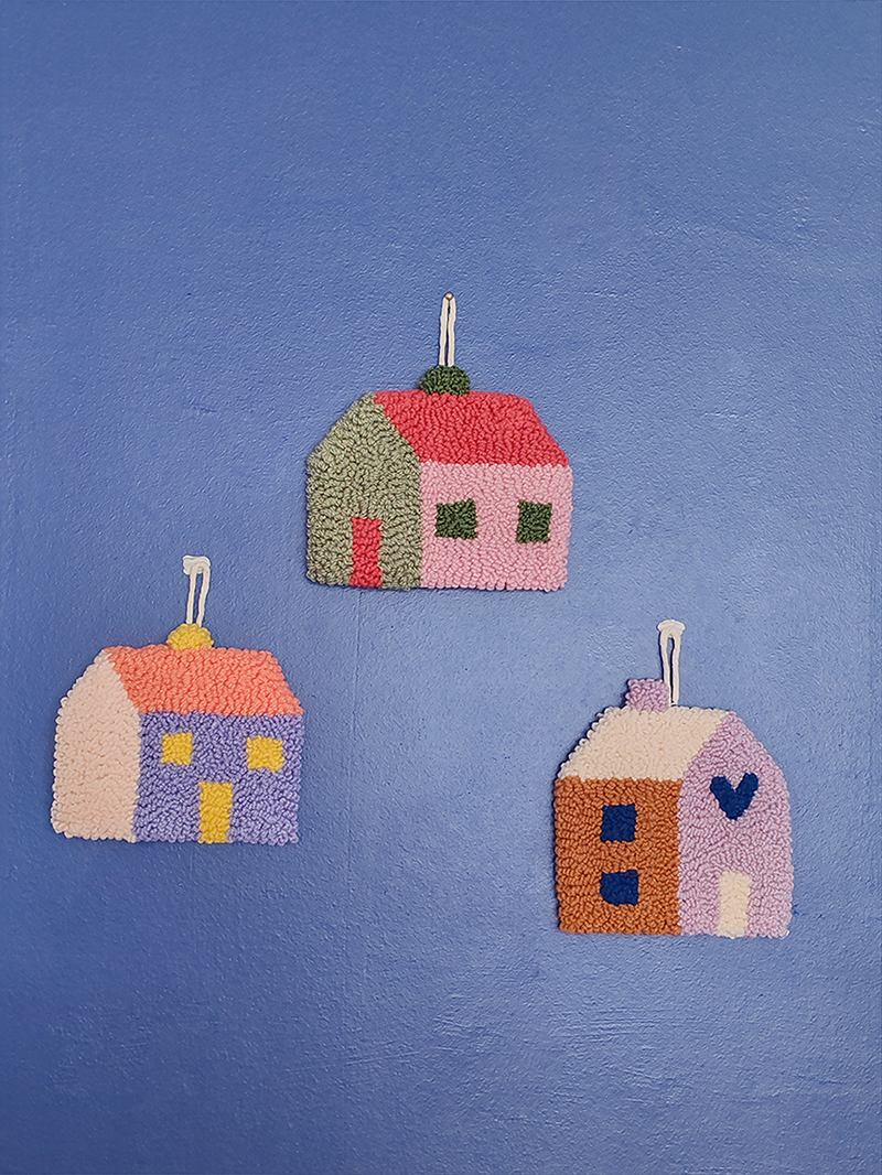 Maison Bâ - Punch needle maison