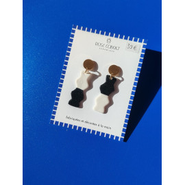 Rose Cobalt - Boucles d'Oreilles