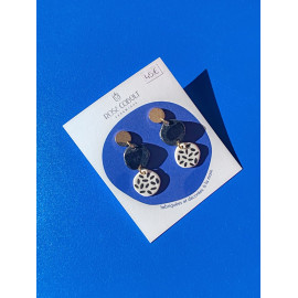 Rose Cobalt - Boucles d'Oreilles