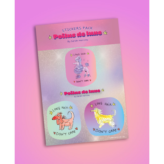Sarah Herviou - Stickers "Chiens de luxe"