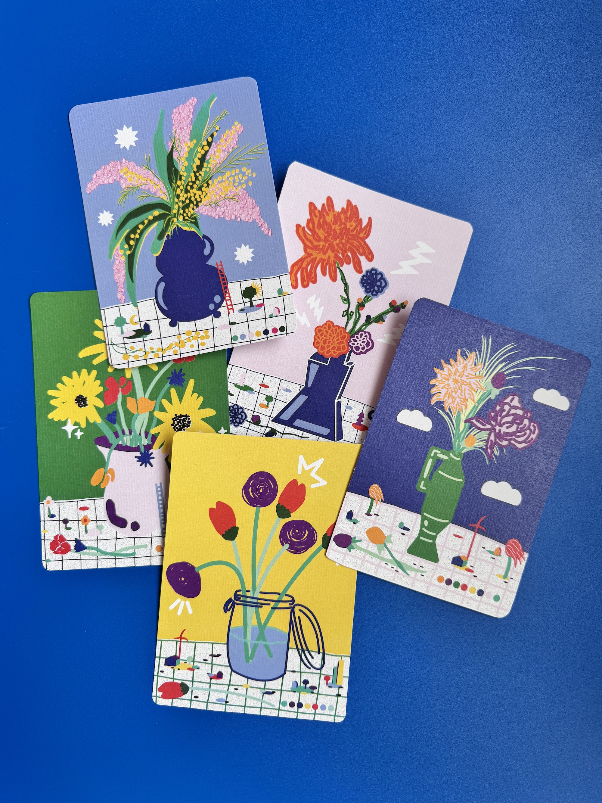 Superlette - Lot de cartes boouquets