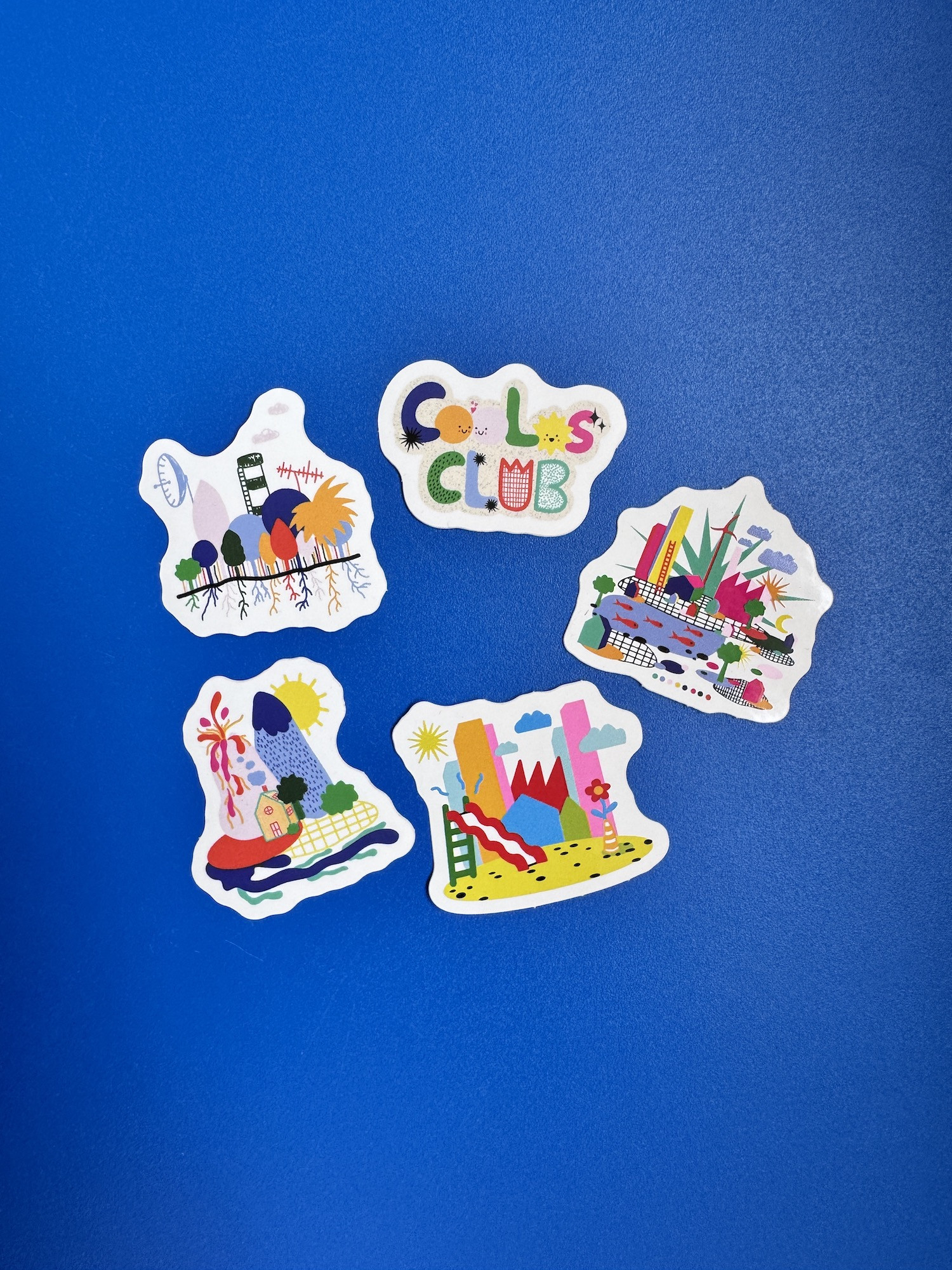 Superlette - Lot de 5 Stickers