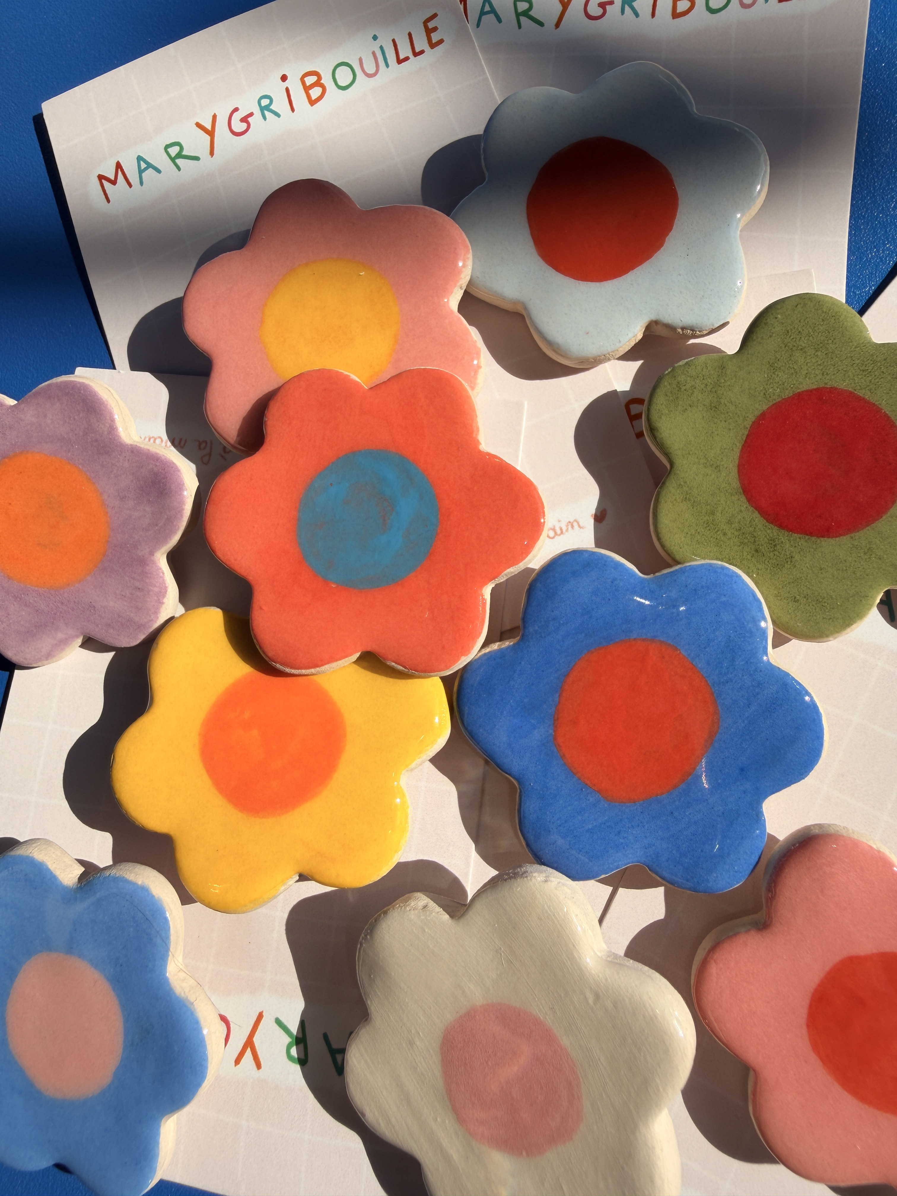 Mary Gribouille - Broche Fleur