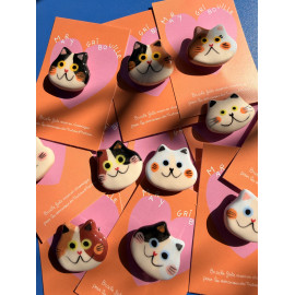 Mary Gribouille - Broche Chat