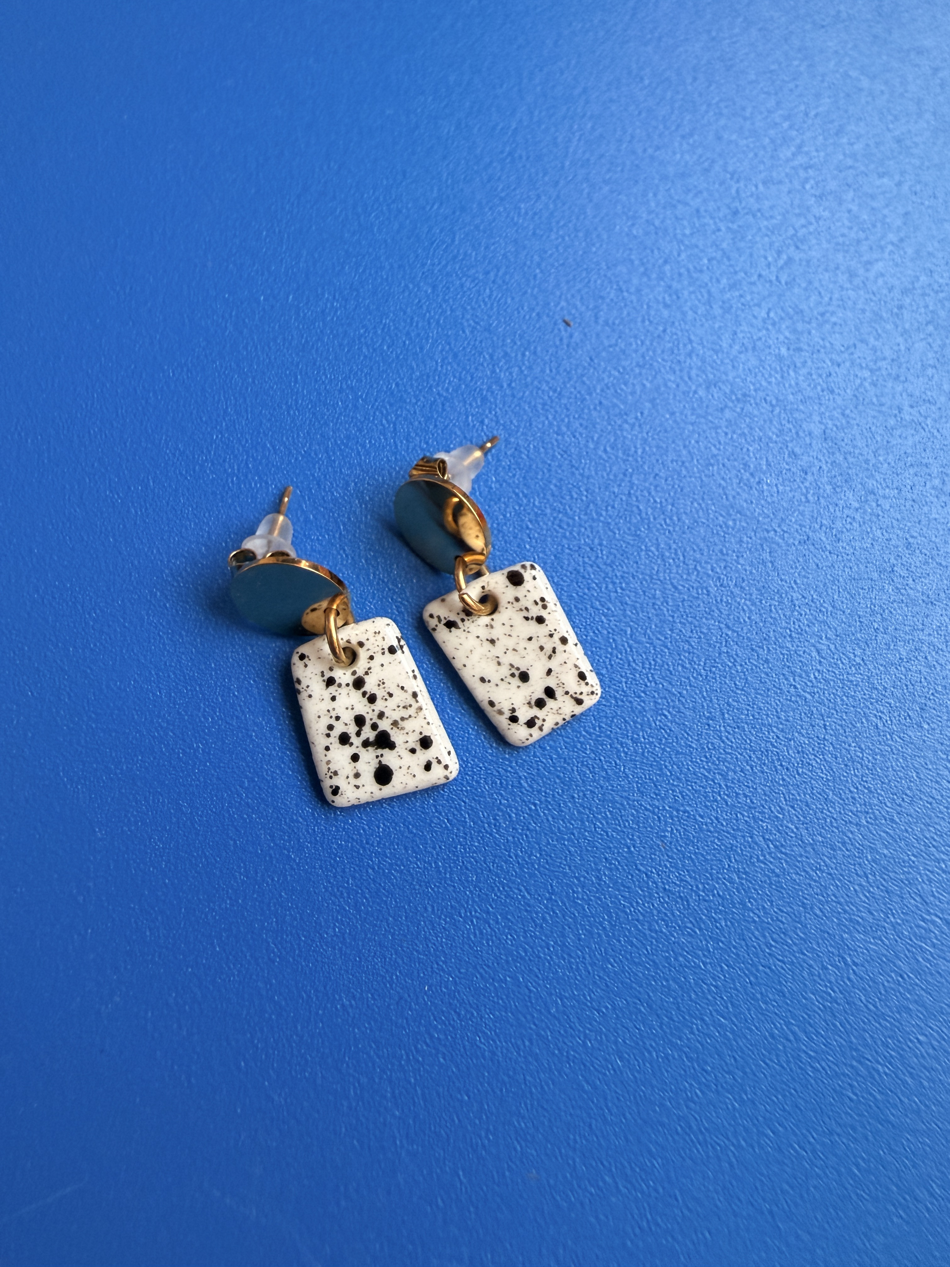 Rose Cobalt - Boucles d'Oreilles
